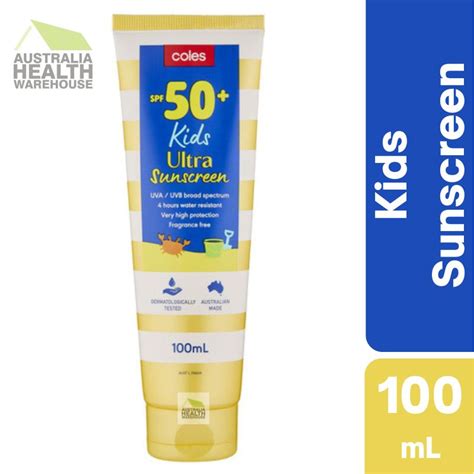 kids sunscreen coles